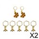 thumbnail image 1 of 2x7 Uds. Tapones Hexagonales Para Marcadores De Puntadas, Duraderos, Reutilizables Para Ganchillo, 1 of 10