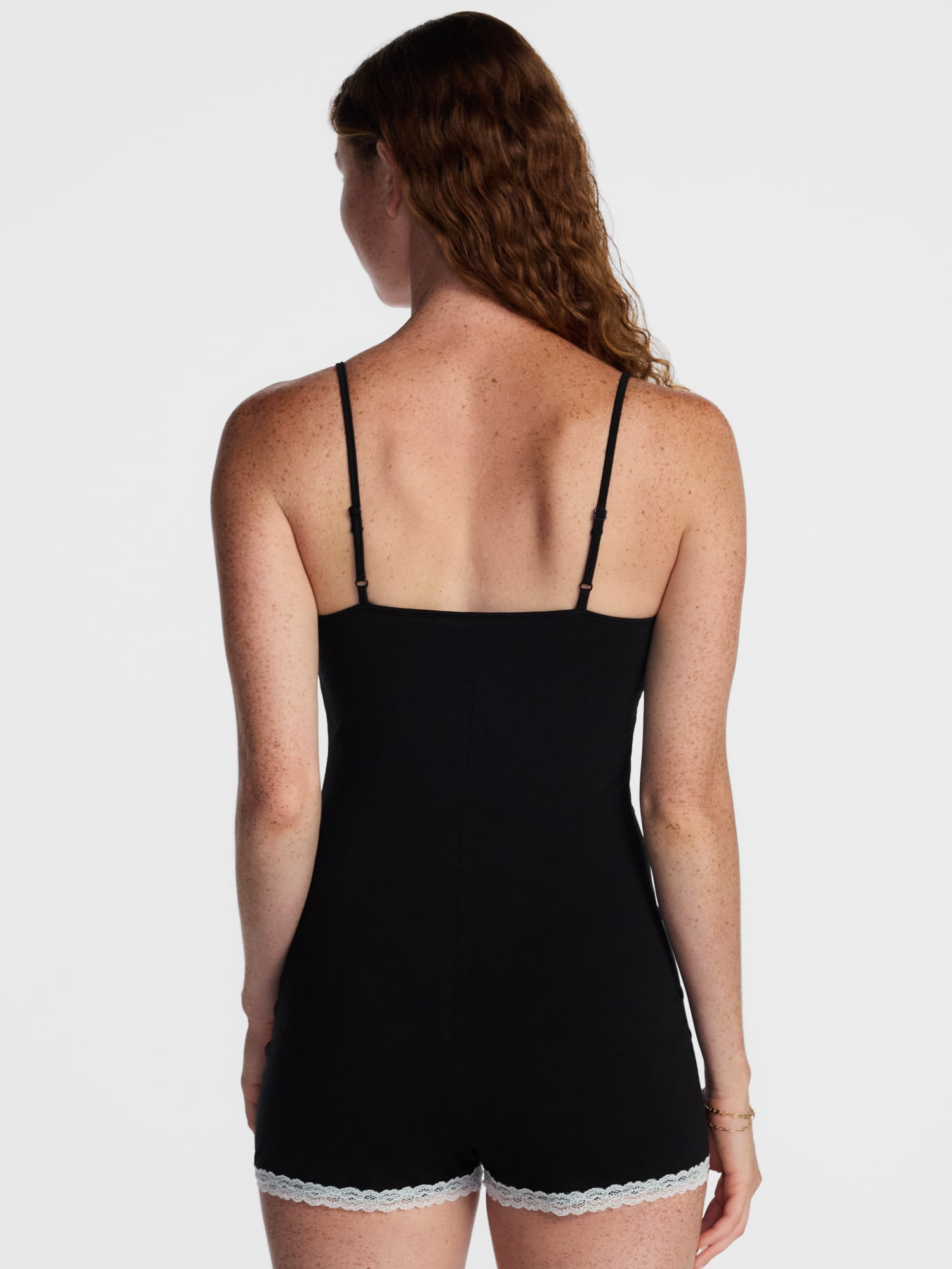 No Boundaries Sleep Lace Romper, Women's XXS-3X