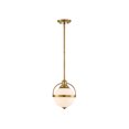 thumbnail image 1 of Savoy House Westbourne 1-Light Mini Pendant Lighting, Warm Brass Finish, 1 of 1