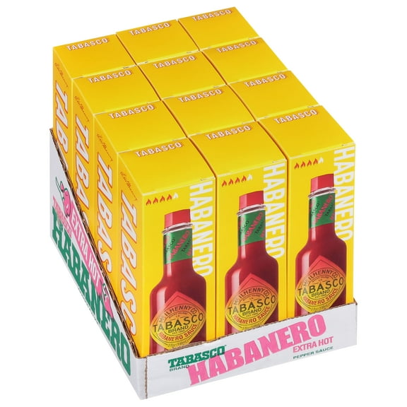 Tabasco Brand Habanero Pepper Sauce, 5 Oz (Pack Of 12)