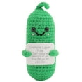 thumbnail image 2 of Cucumber Crochet Doll, Multifunctional Emotional Support Crochet Doll  for Ornament, 2 of 8