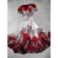 thumbnail image 1 of Halloween Clothes Bloody Print Casual Party Round Neck Sexyhot-selling Items, 1 of 4