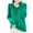 Green, variant on Jalioing Women's Cotton Knit Tops Solid Color Long Sleeve V Neck Basic Sweaters Fall Casual Sweater Shirts