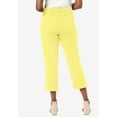 thumbnail image 2 of Jessica London Women's Plus Size Classic Cotton Denim Capri, 2 of 3