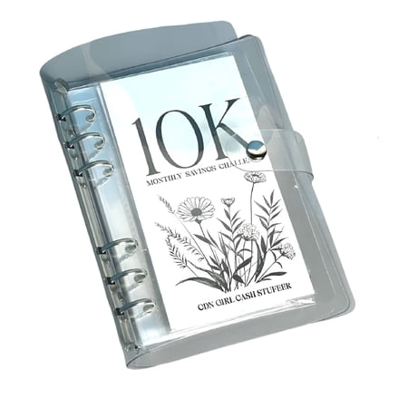 CCOCC 2026 New Saving Challenge Book for Budgeting, Saving, Personal Finance 2.5/5/10K Money Saving Binder for Effective Budgeting Gift Money Book for Cash Saving