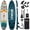 Primordial Print, variant on Quashley Inflatable Stand up Paddle Board, 10'6" x 34 inch Wide All-Around SUP Board for Beginners with Paddle, Hand Pump, Backpack and Leash