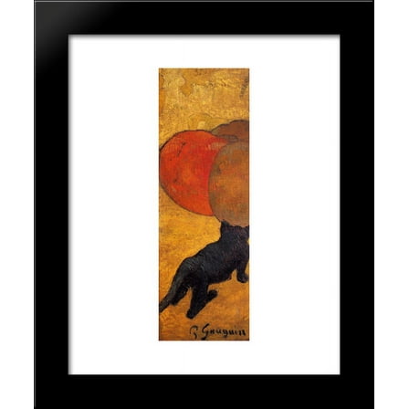A little cat 20x24 Framed Art Print by Paul Gauguin