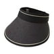 thumbnail image 1 of Sombrero de Paja de verano para mujer, sombrero con viseras plegable de ala ancha y lazo, para viaje, sol, M, A9J9, 1 of 7