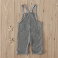 thumbnail image 5 of HUANBAI Suspender Overalls Girls Fleece Kids Toddler Romper Baby Warm Pants Trousers Boy Girls Romper&Jumpsuit Girl romper, 5 of 7