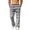 White, variant on LTTVQM Men's Casual Street Trousers Mixed Media Horizontal Stripe Adjustable Waistband Casual Wide Leg Athletic Full Length Trousers White M