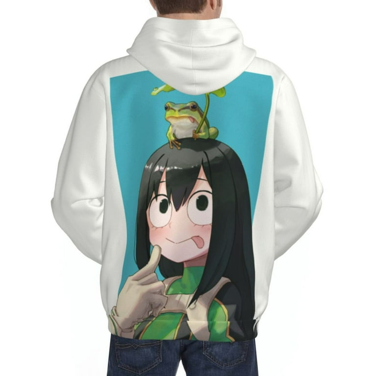 My Hero Academia Tsuyu Asui Mens Active Sweatshirts Cozy Hoodie 3d