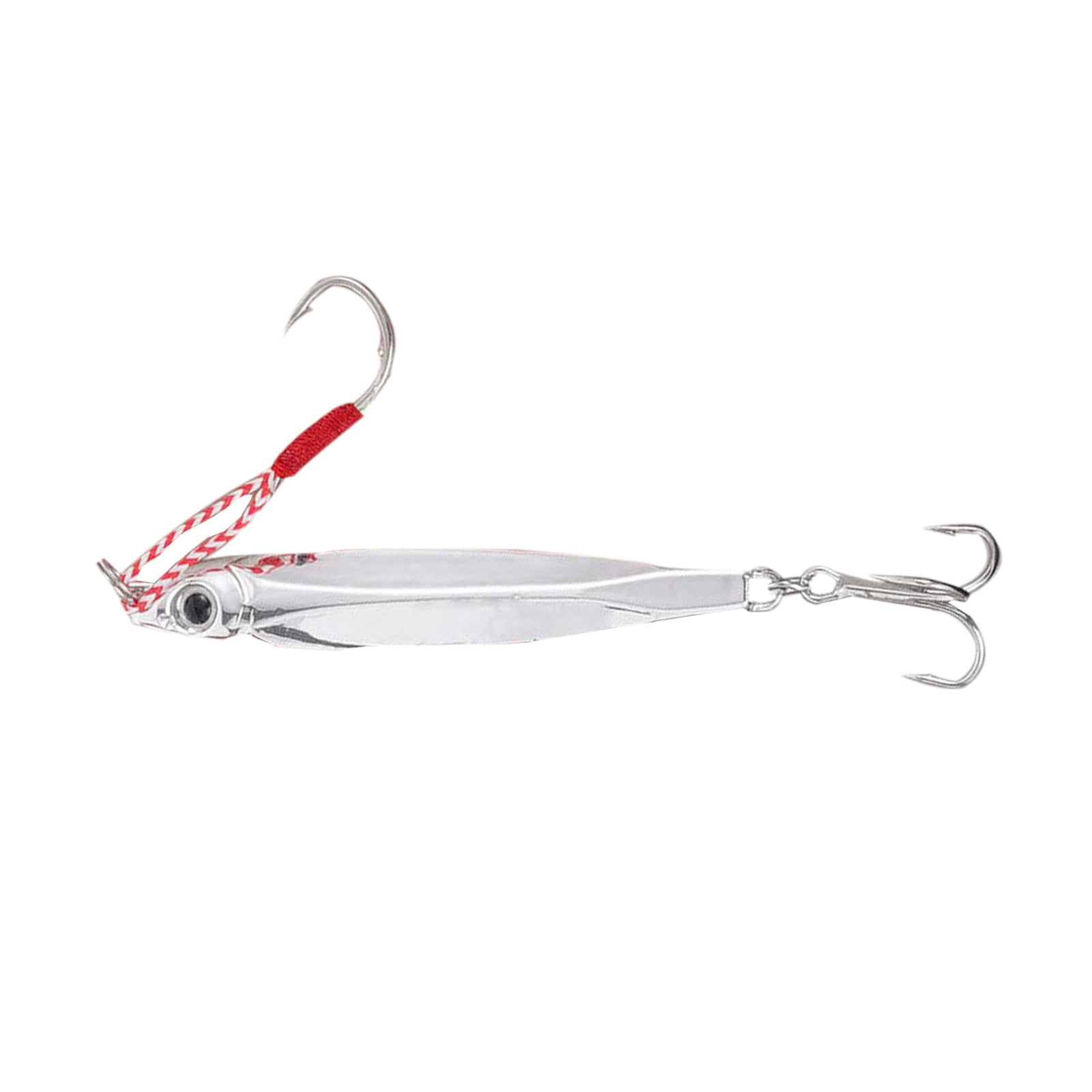 1 Pcs Metal Fishing Bait Metal Spinner Shine Lures with Hook Fishing Gear OD$T 