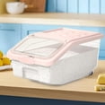 thumbnail image 4 of Rice Storage Container Large Capacity Moistureproof Pink Macarena Cubo de arroz, 4 of 8