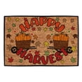 thumbnail image 1 of Halloween Decorations Inflatable Entry Way Door Mat Indoor Thanksgiving Welcome Happy Ha Rvest Happy Fall Pumpkin Print Color Block Non Slip Funny Rugs, 1 of 5
