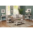 thumbnail image 7 of Coffee Table with Shelf 48 Living Room Centerpiece Beveled Top & Carved Legs, 7 of 7