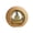 Gold Log color wooden bas, variant on 130mm Diameter Wood Clock Perspective Clocks With Visible Internal Rotating Gear Vintage Round Clocks