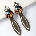 thumbnail image 3 of Sunflower butterfly Set of 2 Vintage Copper Crown-Shaped Bookmarks - Stainless Steel Material - Ideal Gift for Book Lovers and Readers - Includes Book Marks and Book Markers, 3 of 5