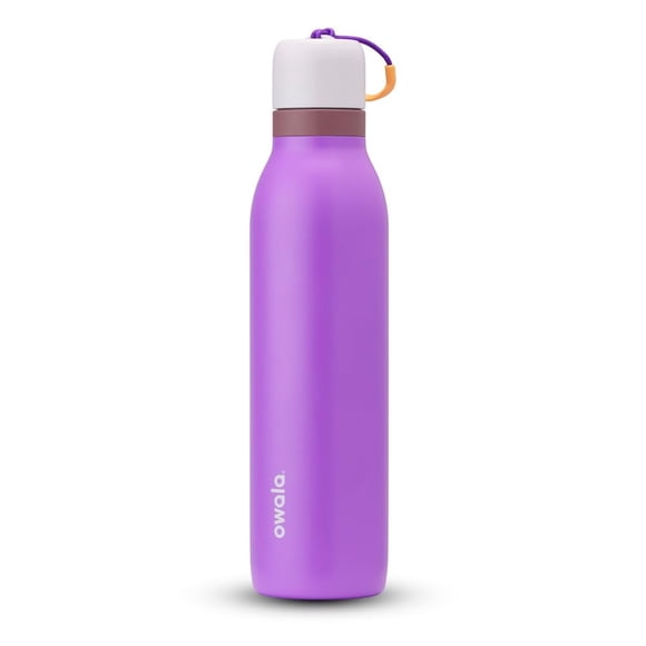 Owala Bouteille d'Eau en Acier Inoxydable Isolée FreeSip Twist avec Paille pour le Sport et les Voyages, Sans BPA, 24 Oz, Violet/violet (California Grap