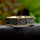 thumbnail image 4 of Anillo de acero inoxidable chapado en oro con personalidad simple anillo de acero de titanio para hombre, 4 of 5