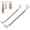 🥝 B_Base#403, variant on Adjustable Tension Rod Heavy Duty Stainless Steel Telescopic Hanging Bar 50–80cm Drill-Free No-Damage Install for Clothes Curtains Bathroom RV Closet