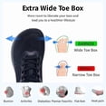 thumbnail image 3 of GOOBON Wide Toe Box Shoes Women Athletic Running Tennis Sneakers Wide Width Walking Shoes for Gym Fitness, 3 of 7