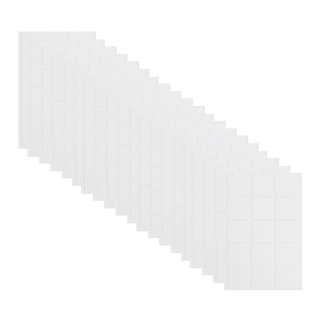 Double Sided Sticky Dot 1.2x1.2 Inch / 30x30mm, 300 Pcs Removable Clear Sticky Tack Square Putty