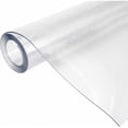 thumbnail image 4 of Table Protector for Dining Room Table, Crystal Clear Transparency Crystal Clear PVC Vinyl Mat Customizable Cutting, Heat Resistant Non-Slip Scratch-Resistant 2Mm Thickness Transparent Dining Table Pad, 4 of 5