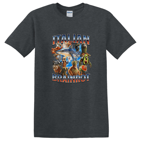 Italian Brainrot Graphic Men Women T-Shirt