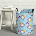 thumbnail image 5 of Goofa Gnome Pool Party Printed Circular Hamper,Laundry Basket with Handles,Storage Baskets Foldable,Large Capacity Laundry Hamper-Medium, 5 of 8