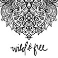 thumbnail image 2 of Lovely Black and White "Wild and Free" and "Daydreamer" Set by Noonday Designs; Two 12x12in White Framed Prints, 2 of 5