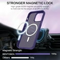 thumbnail image 6 of BENTOBEN Case for iPhone 14 Pro Compatible with Mag-Safe, 6.1" Tpu Magnetic Car Mount Support, Anti-Fingerprint Shockproof Protective Cover for iPhone 14 Pro 6.1 inch, 6 of 8