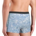 thumbnail image 5 of Bingfone White Bule Glitter Men'S Underwear - Casual Stretch Boxer Briefs-Small, 5 of 9