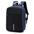 thumbnail image 1 of Mochila antirrobo, mochila de viaje, impermeable, de nailon, con cerradura, USB, para ordenador de hombro, 1 of 5