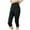 Black, variant on Fewfanhot Women's Thermal Shapewear Leggings, High Waisted Tummy Control Shapewear, Comfortable Knee Length Solid Color