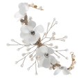 thumbnail image 5 of Bridal Butterfly Floral Headband with Rhinestone Accents for Wedding and Flower Girls Multi Color Adjustable Fit, 5 of 5