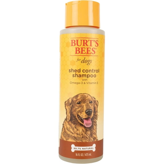 Burt's Bees Shed Control Dog Shampoo   Omega-3 & Vitamin E, 16 oz.