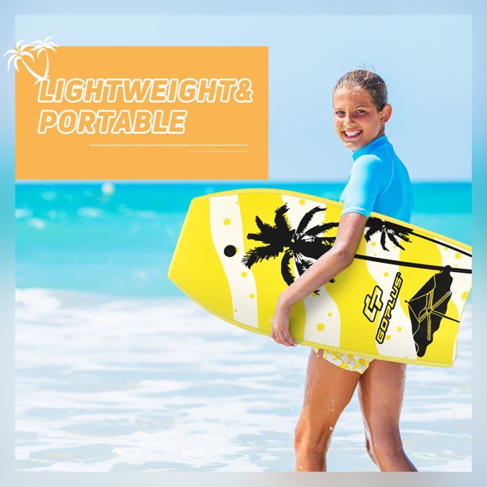 Resenkos Surfboard,Stand Up Paddle Board,Lightweight Super Bodyboard Surfing with EPS Core Boarding-L