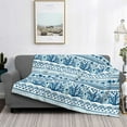 thumbnail image 2 of Goofa Sea Underwater Jellyfish Pattern Fleece Throw Blanket for Couch, Soft Checkered Flannel Blanket for Sofa, Warm Cozy Decorative Blanket Fall Decor Gift-80"x60", 2 of 6