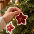 thumbnail image 5 of Qjidjing 2Pcs Christmas Tree Ornaments, Xmas Hanging Pendants, Festive Hanging Accessory, for Christmas Tree, Home Wall, Holiday Party Decor, 5 of 7