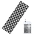 thumbnail image 2 of Picia Black Tartan Plaid Pattern Cooling Towels (40"x12") Cool Towel, Cold Towel, Microfiber Soft Breathable Chilly Ice Towel, 2 of 9