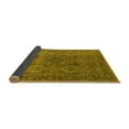 thumbnail image 2 of Ahgly Company Indoor Round Oriental Yellow Industrial Area Rugs, 7' Round, 2 of 4