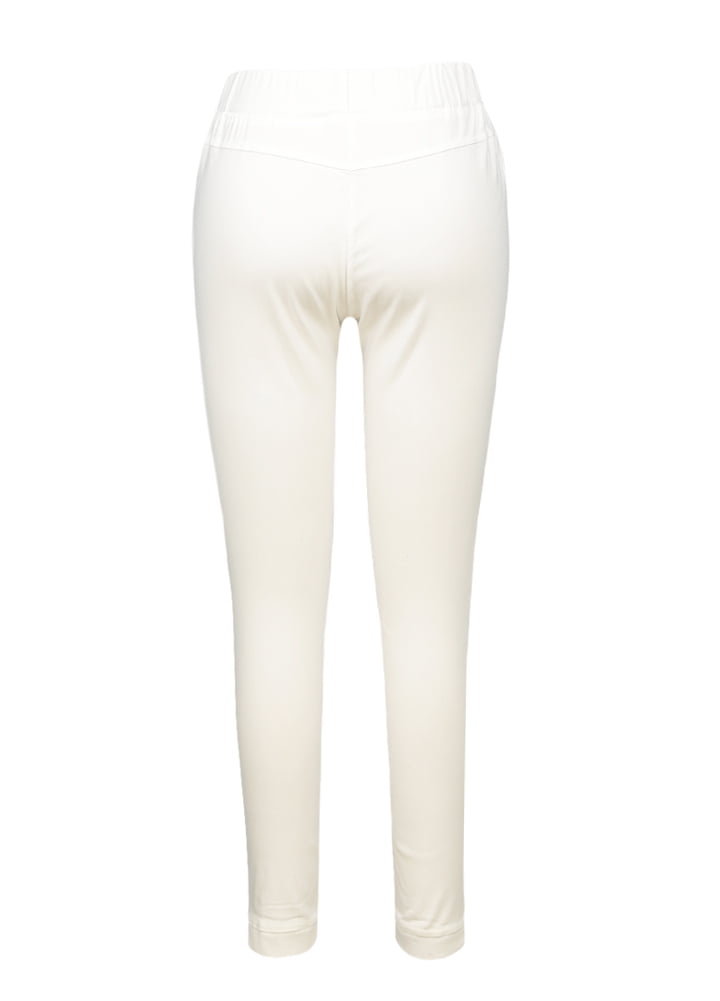 beige skinny trousers womens