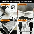 thumbnail image 5 of Car Paper Floor Mats Disposable - 50pcs Thicken Waterproof Wear-Resistant Auto Paper Floor Mats Plastic Disposable Car Mats Automotive Floor Mat Protector for Car Vehicles Wash 19.7"x17.3"(White), 5 of 6