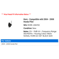thumbnail image 2 of Horn - Compatible with 2004 - 2008 Honda Pilot 2005 2006 2007, 2 of 2
