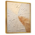 thumbnail image 2 of Designart "Muted Artwork In Graceful Beige And Gold Minimalism" Ray Floater Framed Canvas Wall Art, 2 of 5