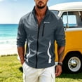 thumbnail image 2 of Wrtxtat Men's UPF 50+ Sun Protection Gym Jacket Lightweight Stand Collar Full Zip Hooded Athletic Jackets Long Sleeve Track Running Jackets Gray XL, 2 of 10