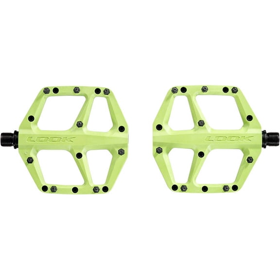 LOOK Trail Fusion Pedals - Platform, 9/16", Lime