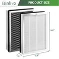 thumbnail image 2 of 25 Replacement Filter Compatible with 25 Air Purifier, Activated Carbon and Pre-Filter - 2PACK, 2 of 5