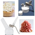 thumbnail image 3 of 500ML Professional Whipped Cream Dispenser, Aluminum Whipped Cream Canister, Whipped Cream Maker with 3 Decorating Nozzles and 1 Brush or Making Desserts Gourmet Cream, 3 of 6