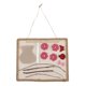 thumbnail image 2 of De Hechas Naturales Pintura Jardín Casero Decorativo Colgante De Pared Ornamento De Macramé Artesanal Para Niños BLESIY pintura de palo de madera natural, 2 of 8